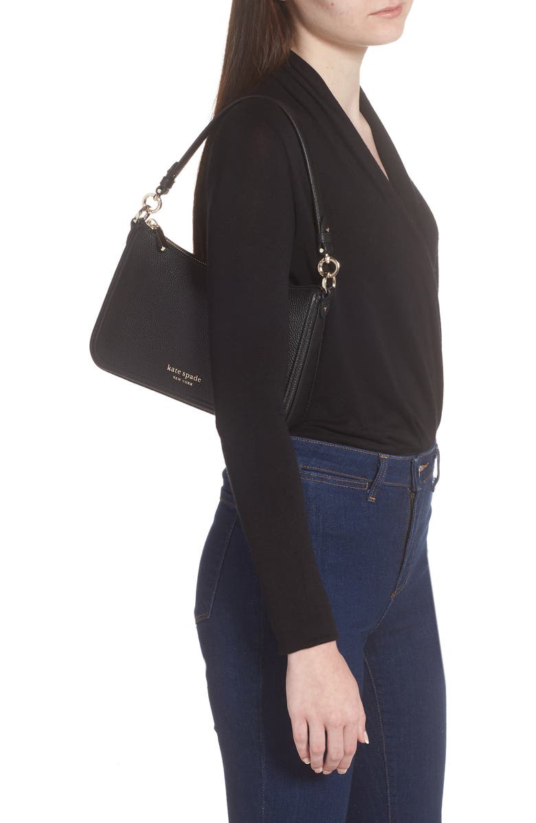 Kate Spade New York hudson pebbled leather medium shoulder bag, Alternate, color,