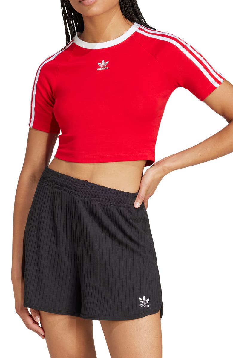 adidas 3-Stripes Baby Tee, Main, color, 