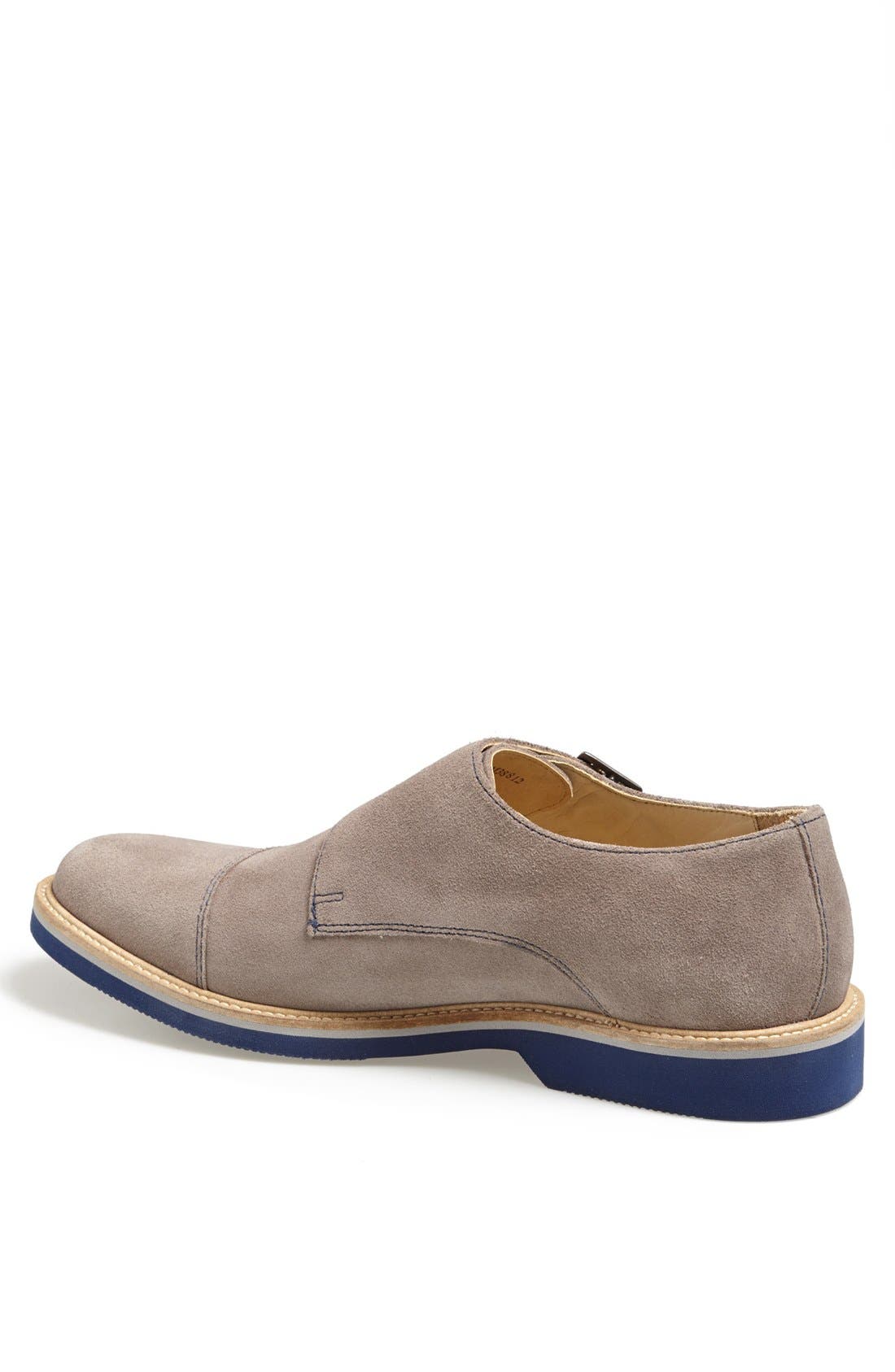 1901 'Lynden' Double Monk Slip-On, Alternate, color, 