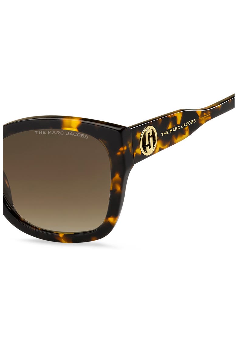 56mm Gradient Round Sunglasses, Alternate, color, HAVANA/ BROWN