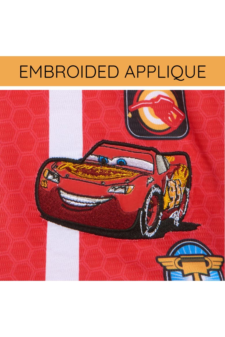 Pixar Short Sleeve Soccer Jersey, Alternate, color, Lightning McQueen Red