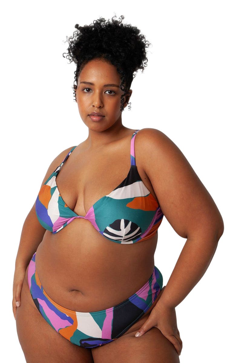 Villa Fresca Alia Bikini Swimsuit Top, Alternate, color, 