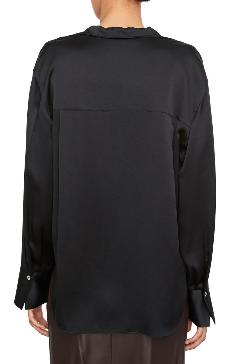 Vince Long Sleeve Silk Blouse, Alternate, color, 