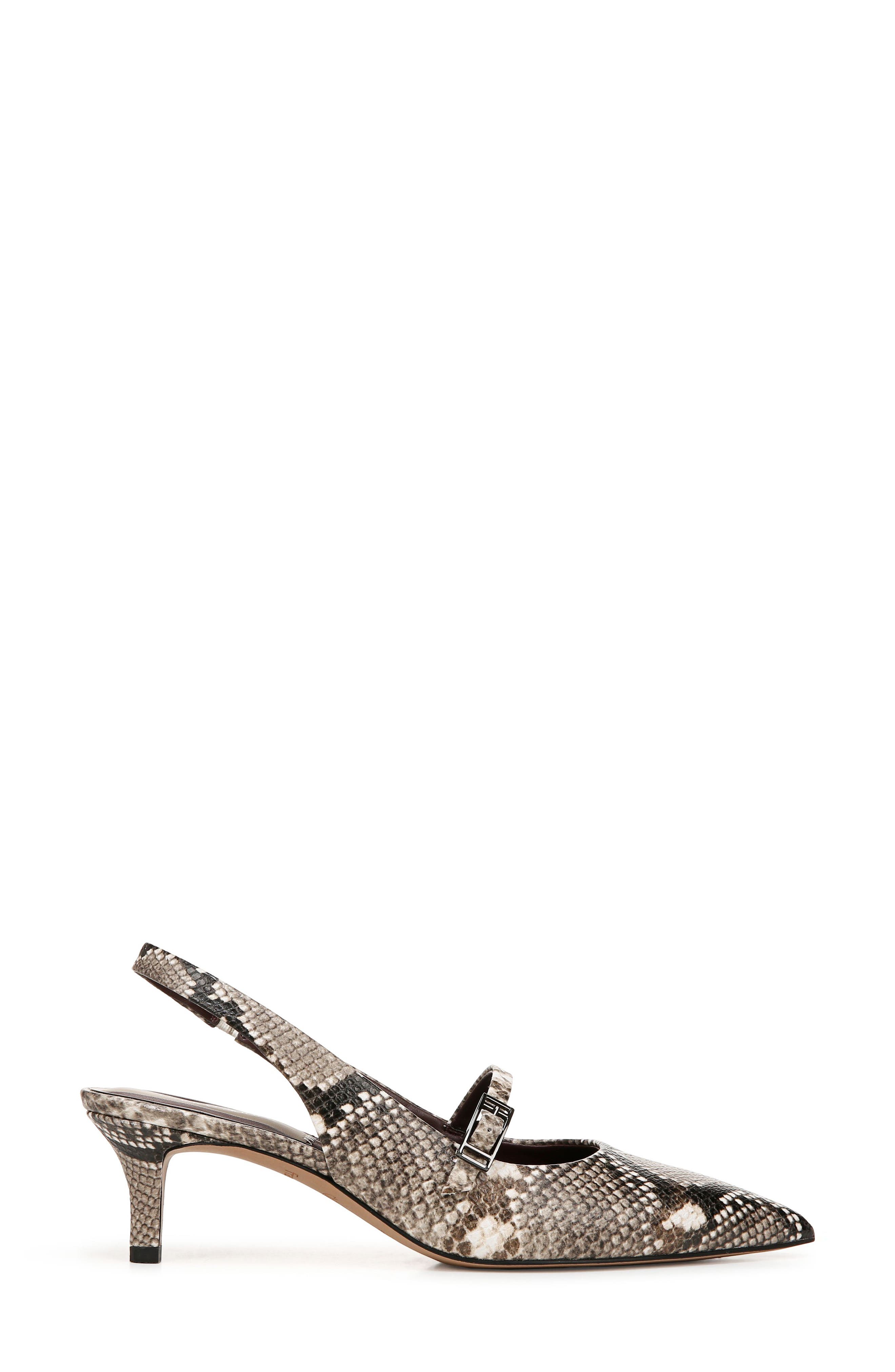 Franco Sarto Khloe Snakeskin Print Pointed Toe Pump, Alternate, color, 