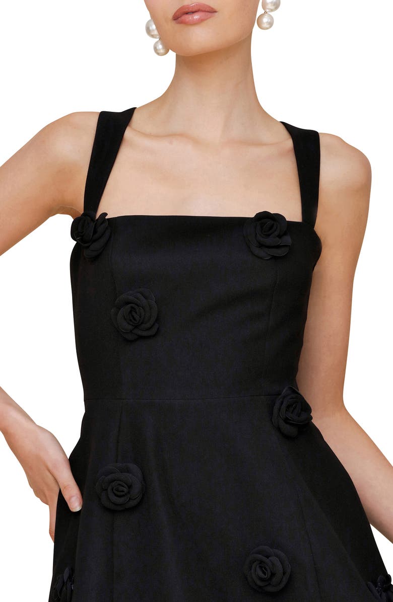 Avec Les Filles Rosette Appliqué Minidress, Alternate, color, 