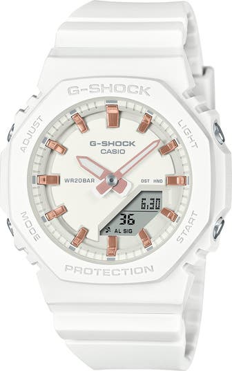 GMAP2100 Analog-Digital Resin Strap Watch, 40.2mm