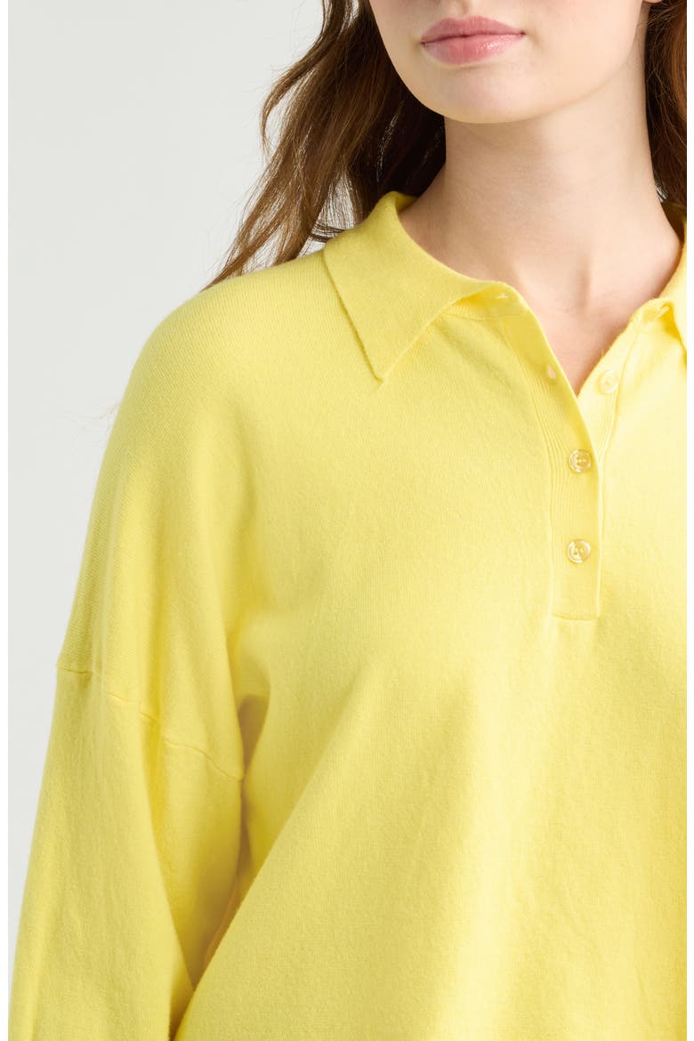 Floyd Polo Sweater, Alternate, color, LEMON