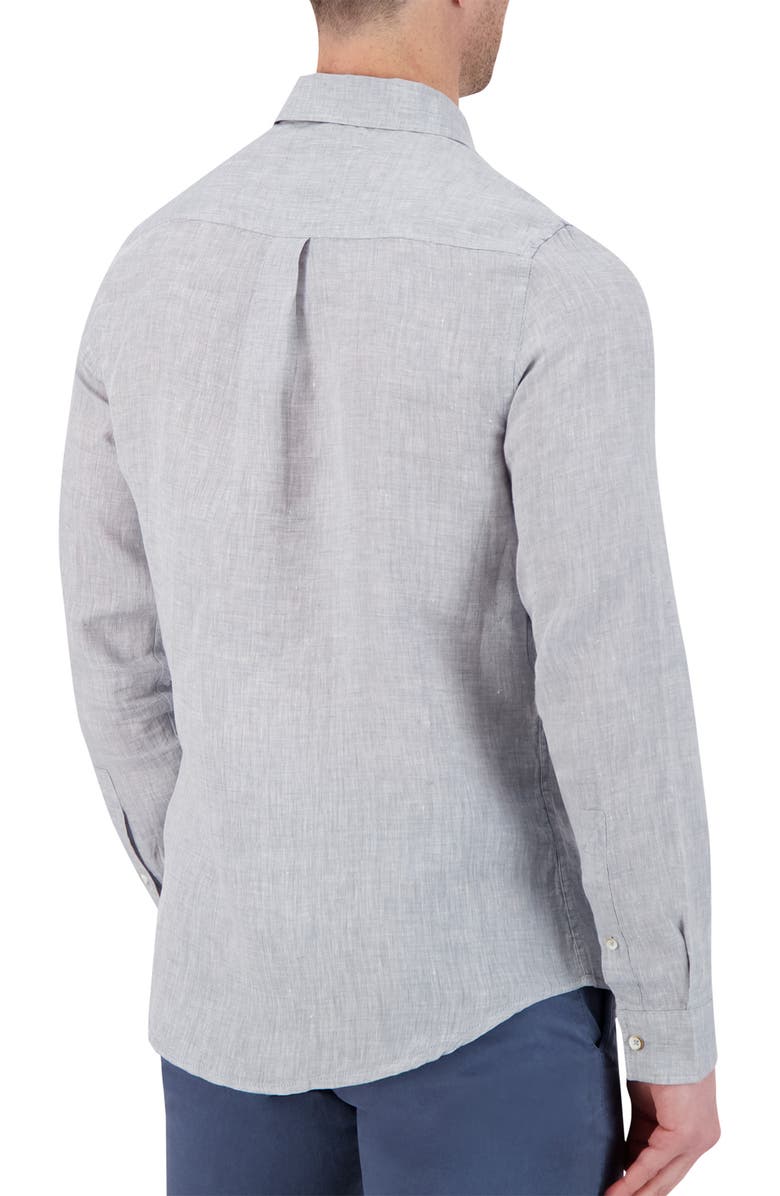 Report Collection Stretch Linen Dress Shirt, Alternate, color,