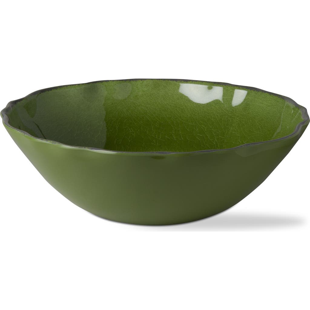 Tag Veranda Green Melamine Serving Bowl Dishwasher Safe Salad In Green