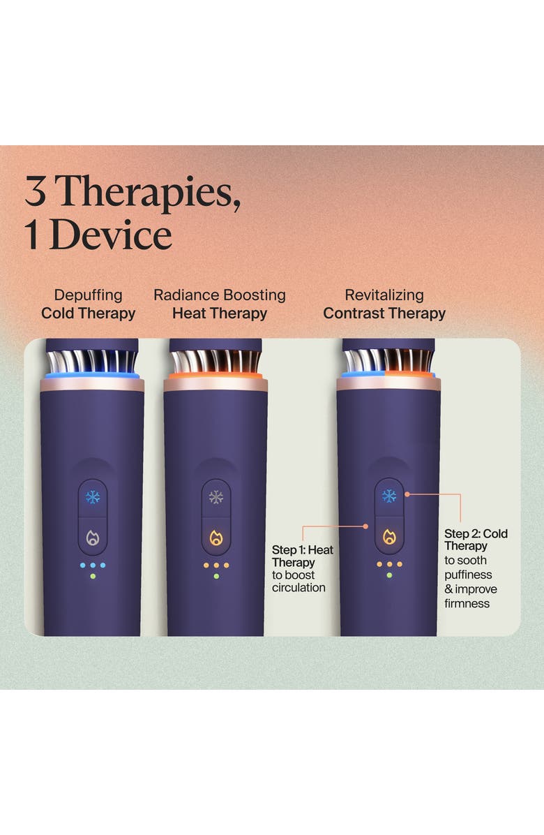 Therabody TheraFace Depuffing Wand, Alternate, color, Indigo