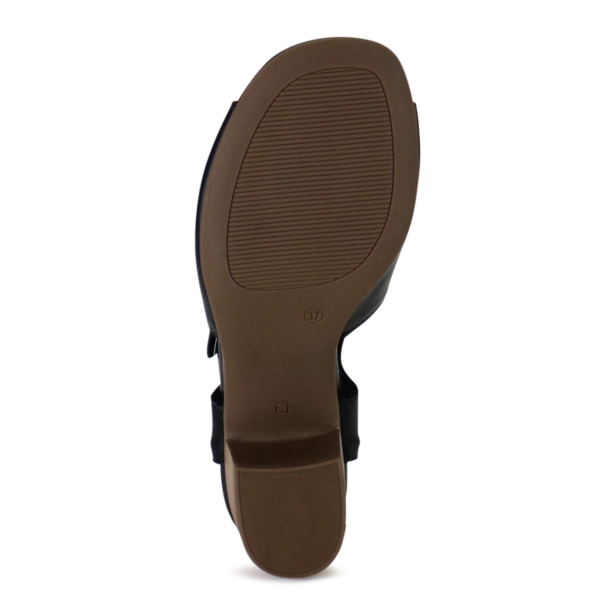 Diba True CORA LINE Leather Dressy Heeled Sandal, Alternate, color, Black