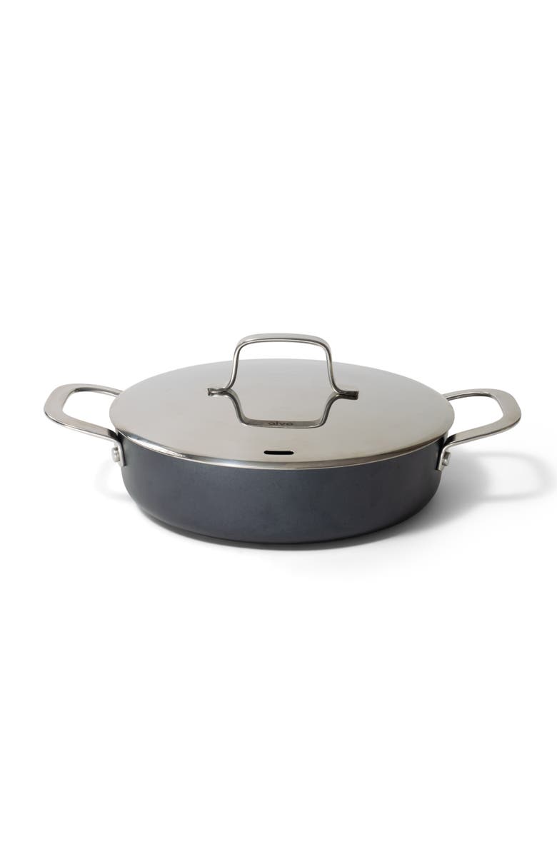 Alva Maestro Nonstick Ceramic Skillet, Main, color, Silver