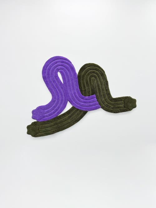 Form & Seek Entwine Rug Green + Purple