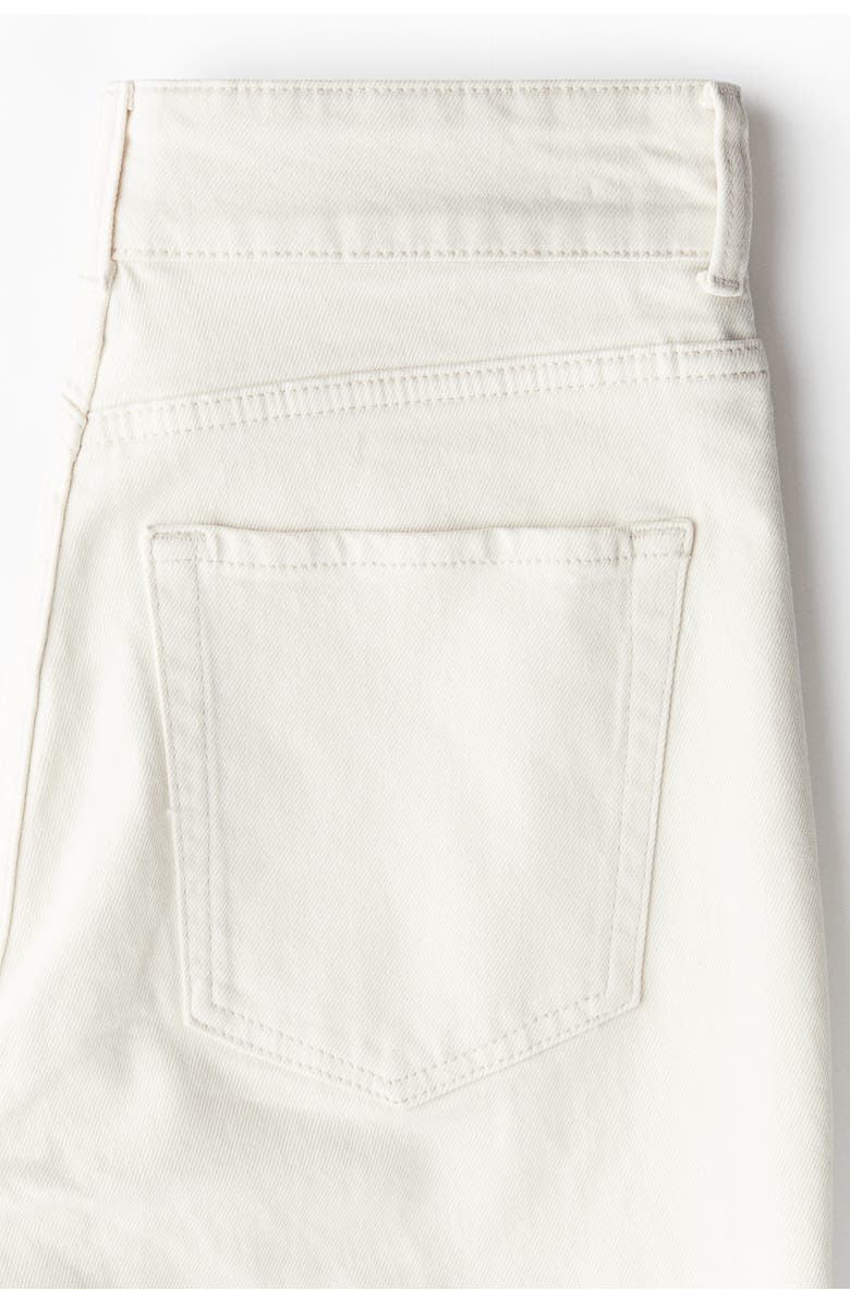 H&M Flared High Jeans, Alternate, color, White