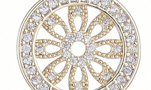 Adornia 14k Gold Plated Cubic Zirconia Ornate Key Pendant Necklace In Gold