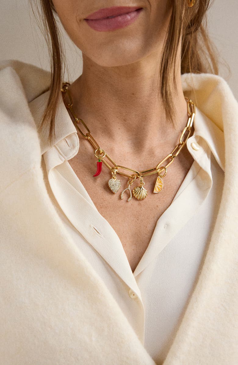 BaubleBar Single Charm, Alternate, color, Black