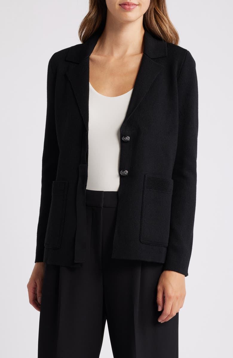 KOBI HALPERIN Clove Wool Blend Cardigan, Alternate, color, Black