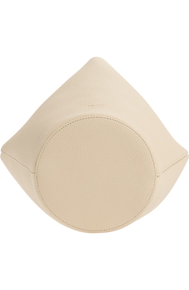 Khaite Mini Lotus Leather Tote Bag, Alternate, color, Dark Ivory 445