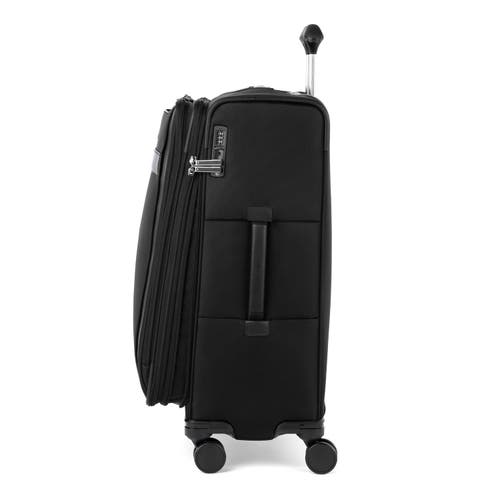 Travelpro Versapack + Lightweight Softside Expandable 25" Medium Check In Spinner Luggage In Black