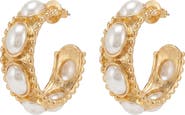 AREA STARS Nitia Pearl Hoops