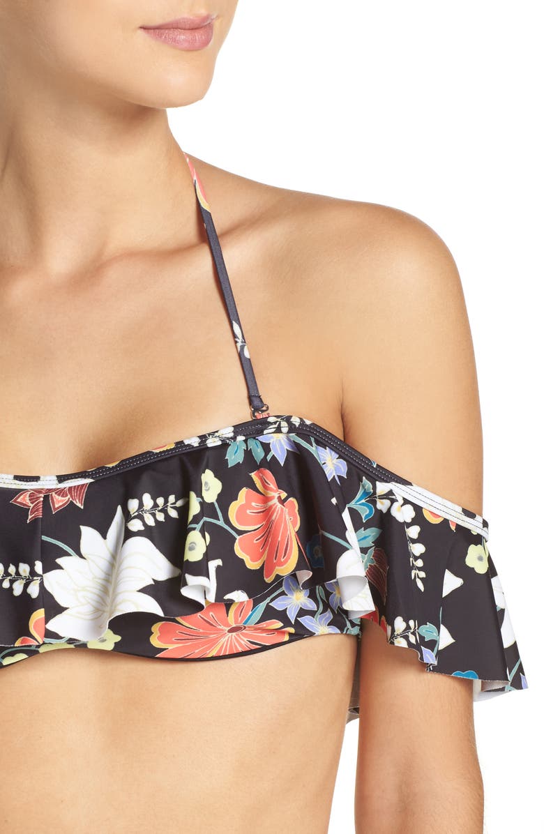 BYRDS OF PARADISE Sanya Off the Shoulder Bikini Top, Alternate, color,