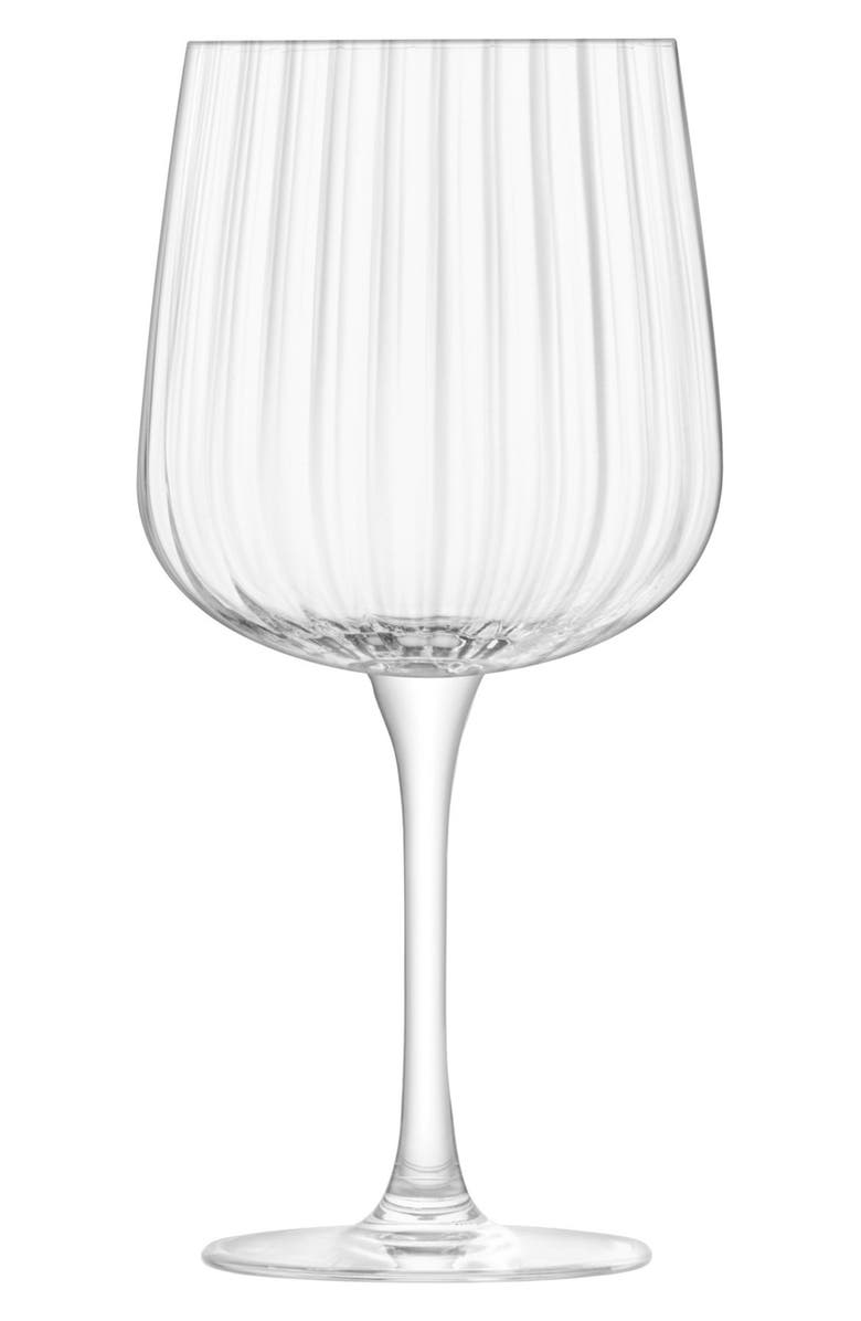 LSA Arc Flow Set of 4 Wine Glasses, Main, color, Clear