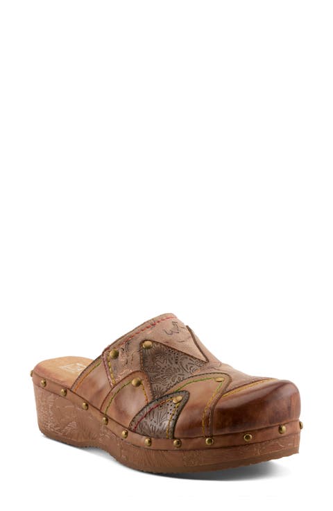 Olympe Leather Clog