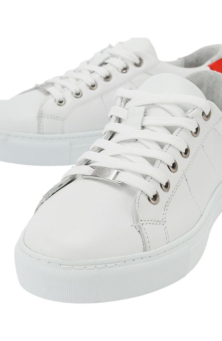 Forever & Always Shoes Ayverie Leather Sneaker, Alternate, color, White Leather