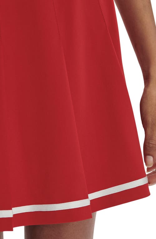 Varley Clarendon 20 High Waist Tennis Skort In Haute Red