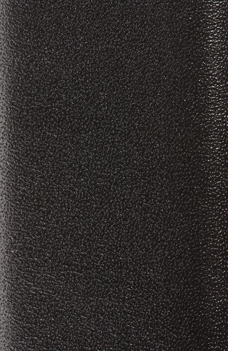 Johnston & Murphy Feather Edge Leather Belt, Alternate, color, Black