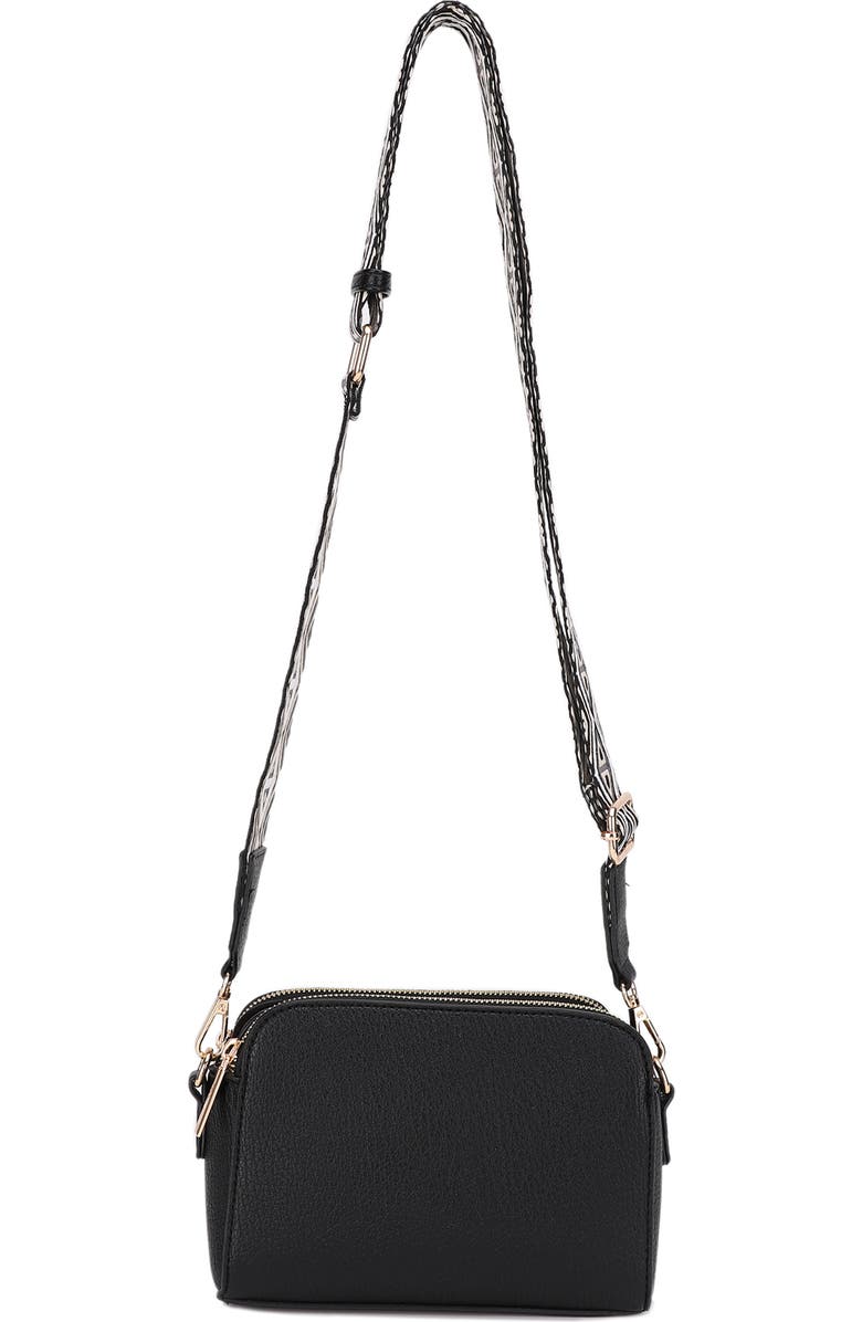 Mali + Lili Zahara Crossbody Bag, Alternate, color, Black