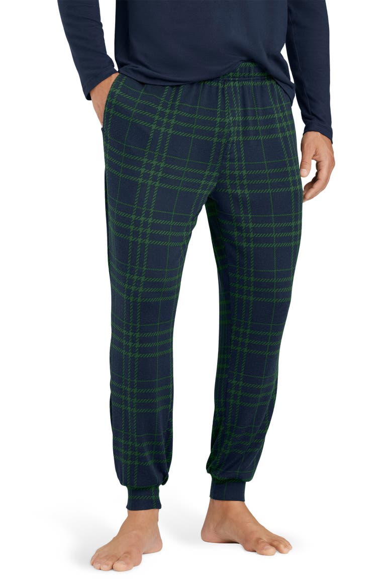 Cozy Pajama Joggers, Main, color, GREENER PASTURES GRAND PLAID