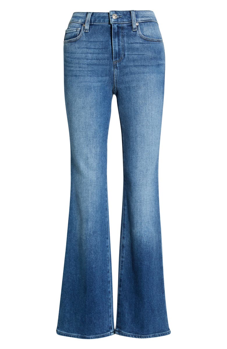 PAIGE Laurel Canyon High Waist Flare Leg Jeans, Main, color, Urban Light