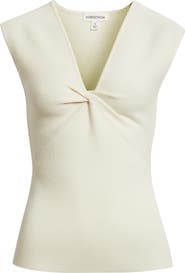 Nordstrom Sleeveless Twist Front Sweater