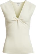 Nordstrom Sleeveless Twist Front Sweater