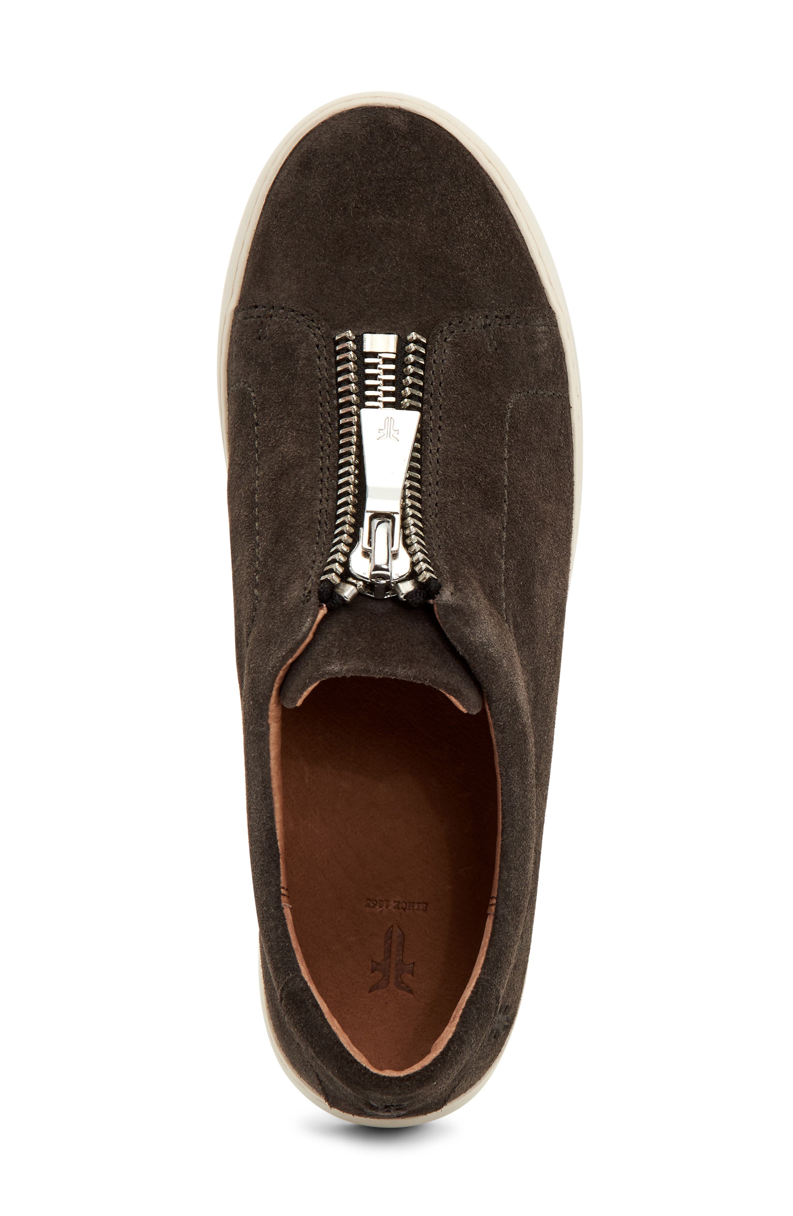 Frye Lena Zip Platform Sneaker, Alternate, color, 