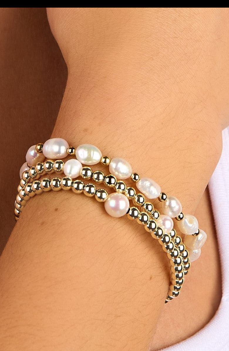 Little Sky Stone Multi-Pearl Bead Bracelet, Alternate, color, 6.5 Inch