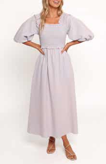 Petal & Pup Lillie Gingham Midi Dress