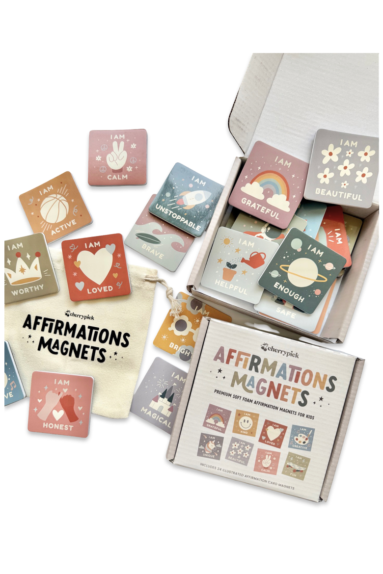 Affirmations Soft Foam Magnetic Set, Alternate, color, Multicolor