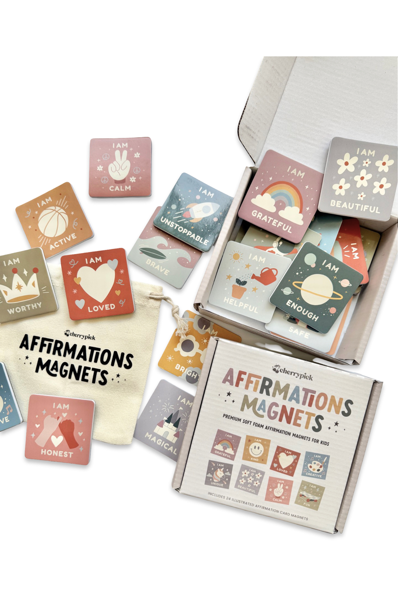 Cherrypick Affirmations Soft Foam Magnetic Set, Alternate, color, Multicolor