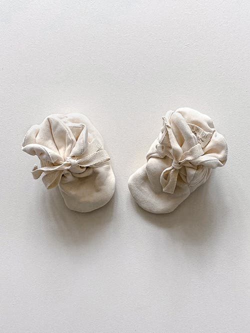 The Simple Folk Kid's The Stay-on Booties In Undyed
