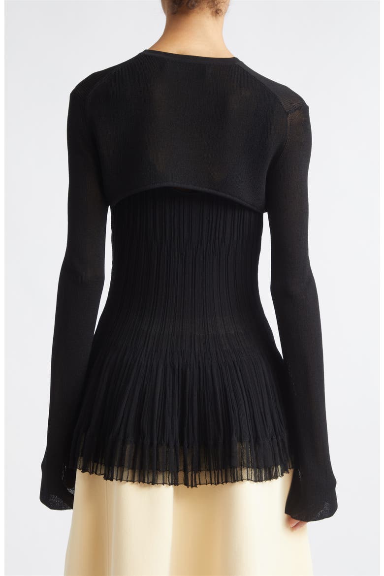 Liliana Micro Shrug, Alternate, color, BLACK