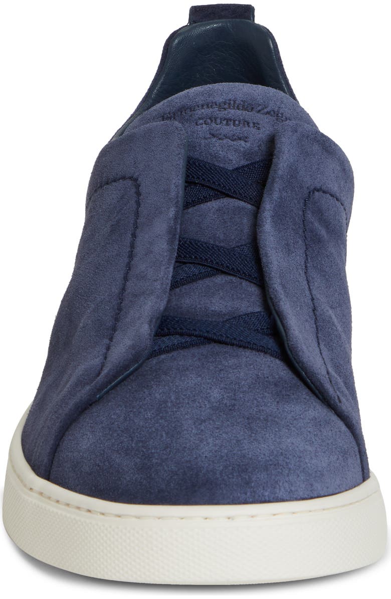 ZEGNA Triple Stitch Slip-On Sneaker, Alternate, color,