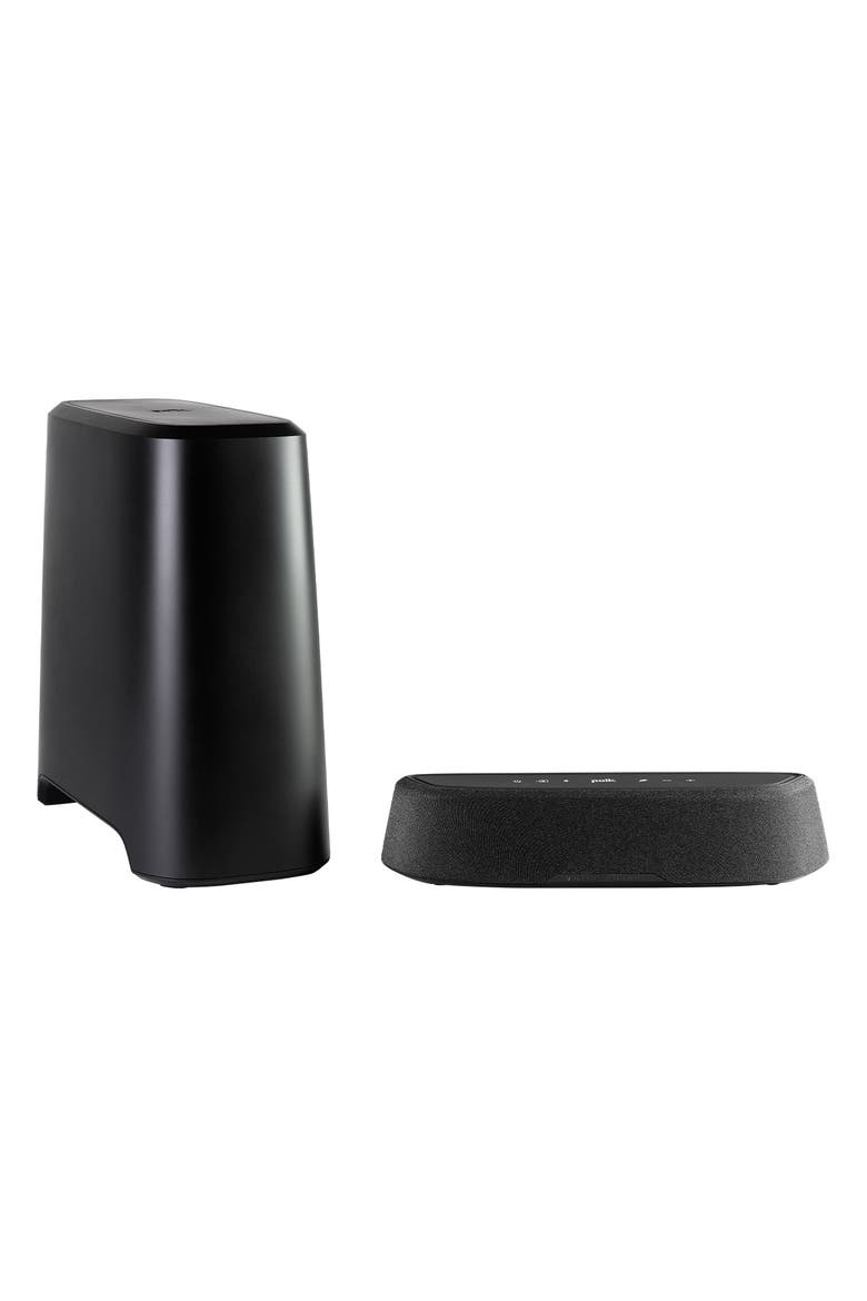 Magnifi Mini AX Ultra-Compact Dolby Atmos and DSTX Soundbar with Wireless Subwoofer, Main, color, Black