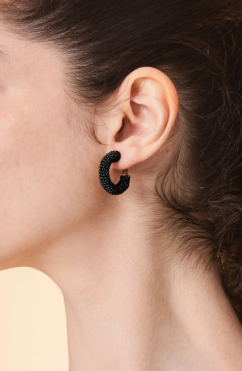 Deepa Gurnani Archie Hoop Earrings, Alternate, color, 