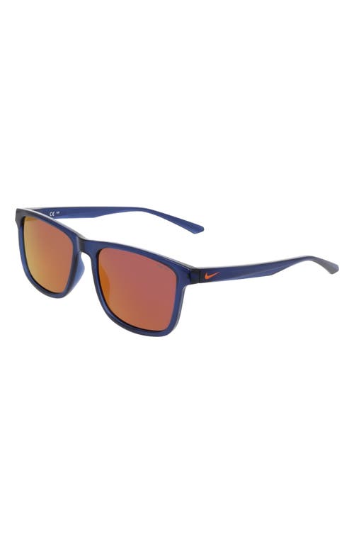Nike Vital Core 55mm Rectangular Sunglasses In Neutral