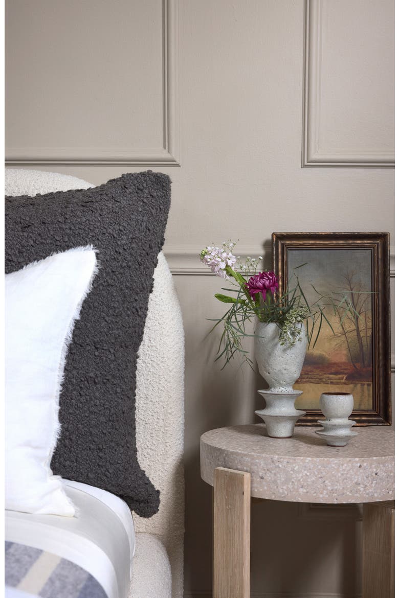 Murphy Bouclé Accent Pillow, Alternate, color, MIDNIGHT