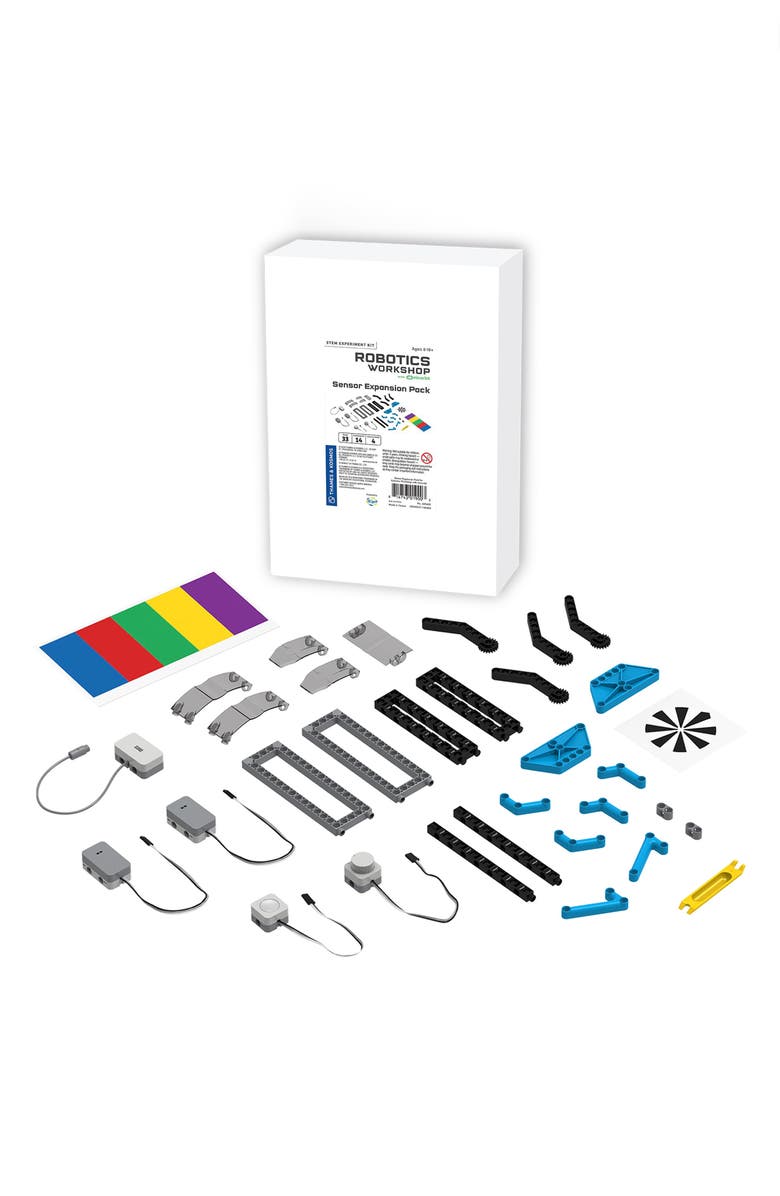 Thames & Kosmos Sensor Expansion Pack for Robotic Build Kit, Main, color, Multicolored