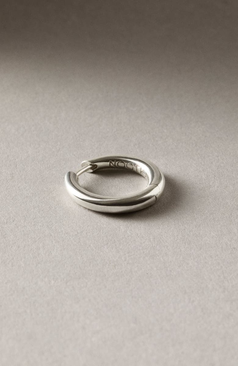 NOOTKA Polished Mid Hoop Silver, Alternate, color, Silver