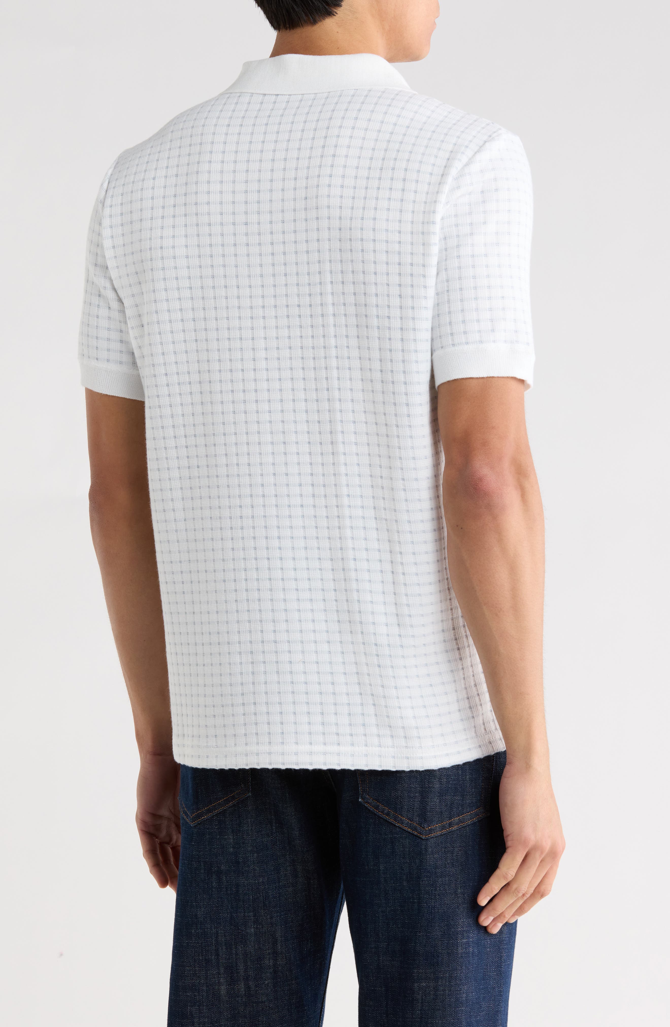 Writhan Johnny Collar Knit Polo - image 2